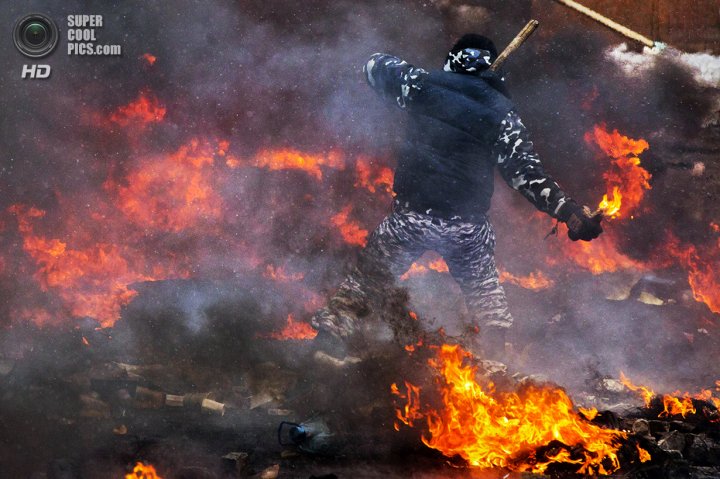 Точка кипения или Ожесточённая Соборность. Хроника Евромайдана (ФОТО)