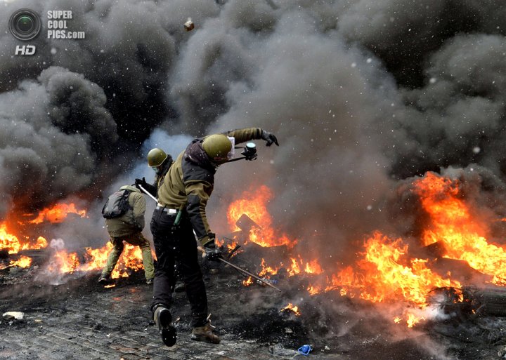 Точка кипения или Ожесточённая Соборность. Хроника Евромайдана (ФОТО)