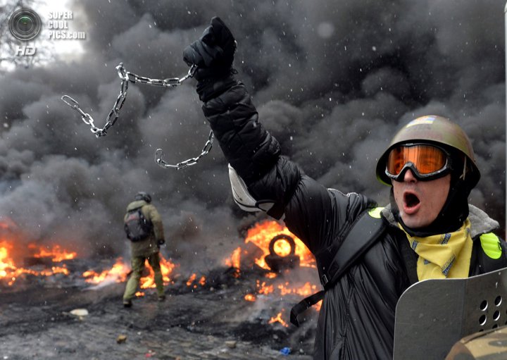 Точка кипения или Ожесточённая Соборность. Хроника Евромайдана (ФОТО)