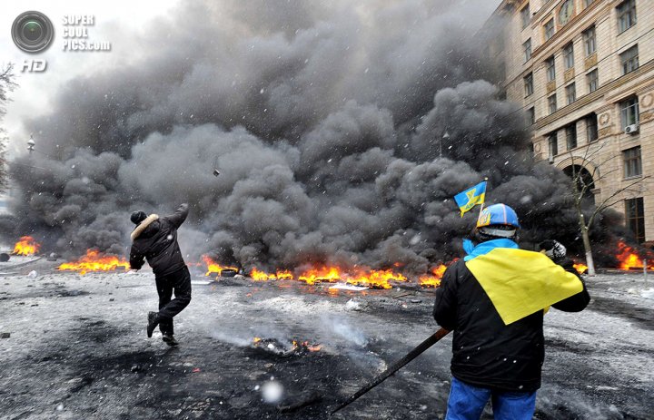 Точка кипения или Ожесточённая Соборность. Хроника Евромайдана (ФОТО)