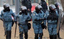 Закарпатский «Беркут» вернулся из Киева в область (ВИДЕО)