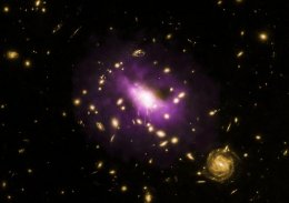 Астрономы нашли одну из самых больших черных дыр во Вселенной