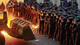 Войска МВД продолжают подсчитывать ущерб, нанесенный митингующими