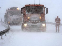 Снежное бедствие в Украине