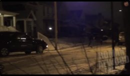 Поездка со стрельбой "гангстеров" (ВИДЕО)