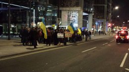 В Лондоне состоялась очередная акция протеста у дома Рината Ахметова (ВИДЕО)