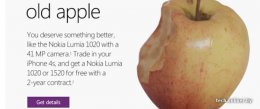 Microsoft сравнивает iPhone 4S с несвежим надкусанным яблоком