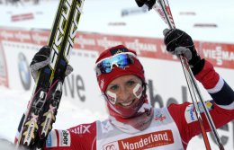 Норвежская лыжница Марит Бьорген стала победительницей Олимпиады-2014 в скиатлоне