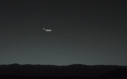 Марсоход Кьюриосити сделал первый снимок Земли с поверхности Марса (ФОТО)
