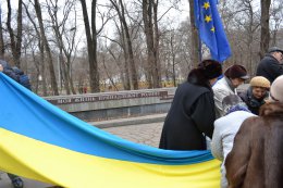 Акция против милицейского произвола прошла в Днепропетровске (ВИДЕО)