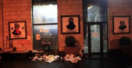 На Грушевского появились иконы революции (ФОТО)