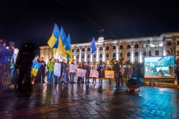В Симферополе неизвестные напали на гражданина США за поддержку Евромайдана