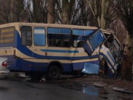 В Макеевке разбился пассажирский автобус (ВИДЕО)