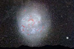 Астрономы впервые увидели вращение соседней галактики (ВИДЕО)