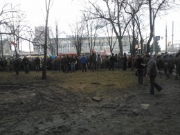 Кто митинговал возле Дворца Спорта в Харькове (ФОТО)