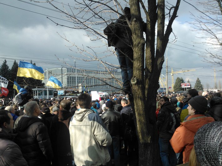 Кто митинговал возле Дворца Спорта в Харькове (ФОТО)