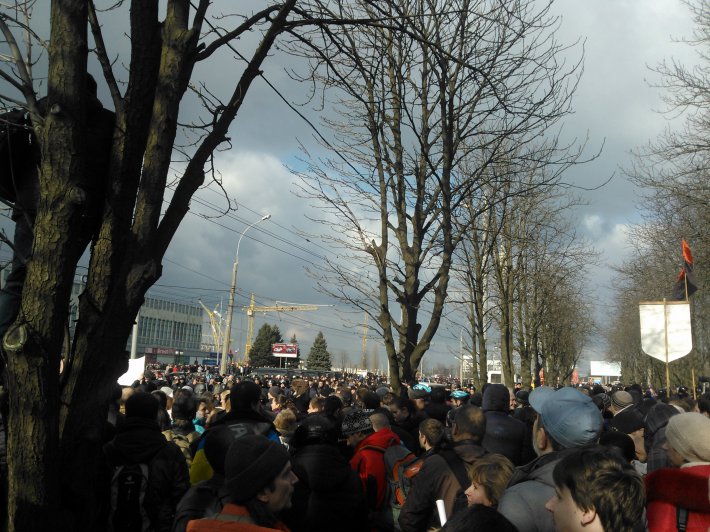 Кто митинговал возле Дворца Спорта в Харькове (ФОТО)