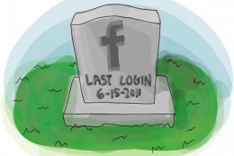 Страничка в Facebook станет могильным камнем (ВИДЕО)