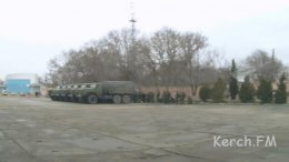 Керченская паромная переправа находится под контролем российских военных (ВИДЕО)