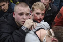В Харькове во время столкновений пострадали 106 человек