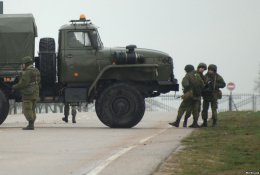 Захваченная воинская часть в Балаклаве под контролем пограничников