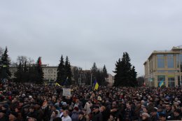 В Луцке состоялось народное вече против военной агрессии России (ФОТО)