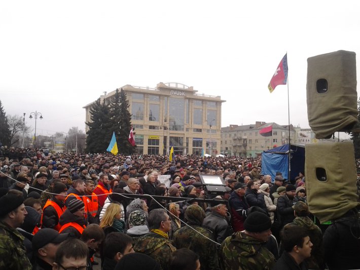 В Луцке состоялось народное вече против военной агрессии России (ФОТО)