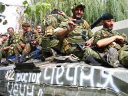 В Крыму находится 1-й мотострелковый батальон из Чечни