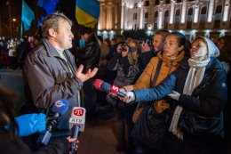 В Симферополе был арестован руководитель крымского Евромайдана