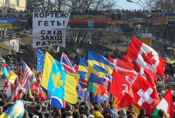 Народное вече в честь 200-летия Тараса Шевченко (ФОТО)