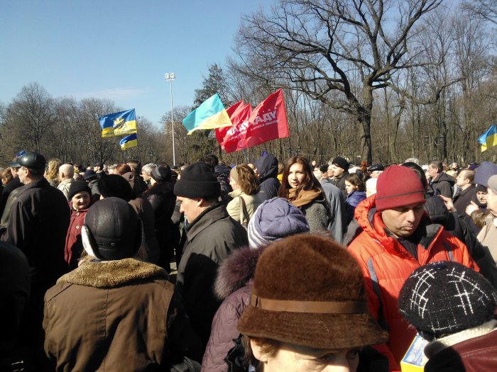 Митинг в поддержку целостности и независимости Украины в Харькове (ФОТО)