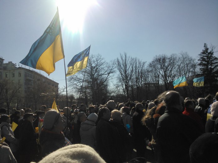 Митинг в поддержку целостности и независимости Украины в Харькове (ФОТО)