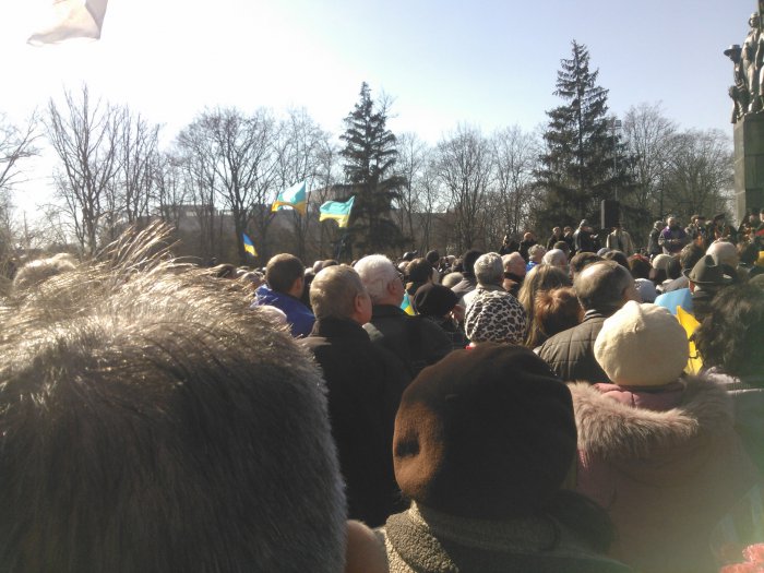 Митинг в поддержку целостности и независимости Украины в Харькове (ФОТО)