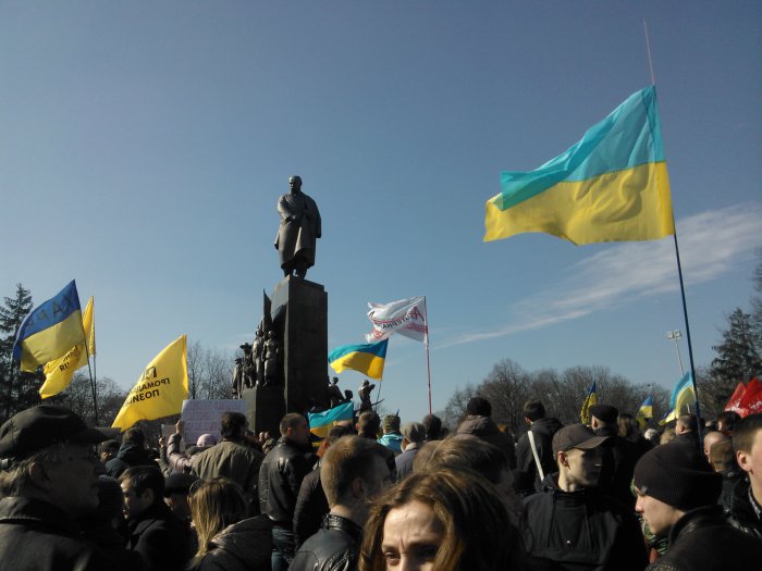 Митинг в поддержку целостности и независимости Украины в Харькове (ФОТО)