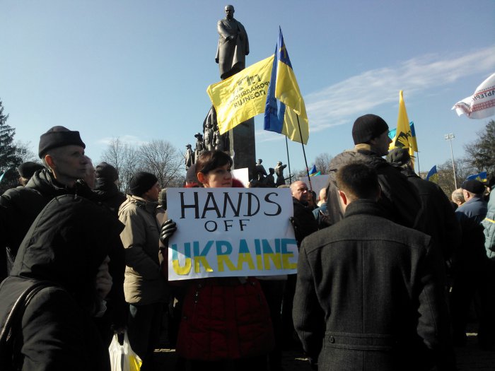Митинг в поддержку целостности и независимости Украины в Харькове (ФОТО)