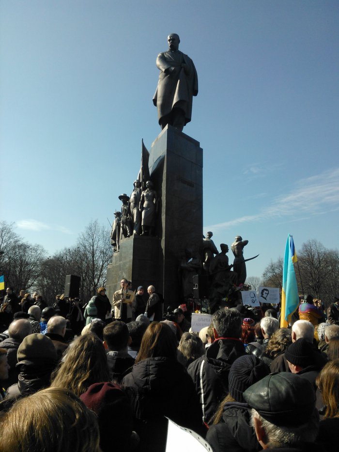 Митинг в поддержку целостности и независимости Украины в Харькове (ФОТО)