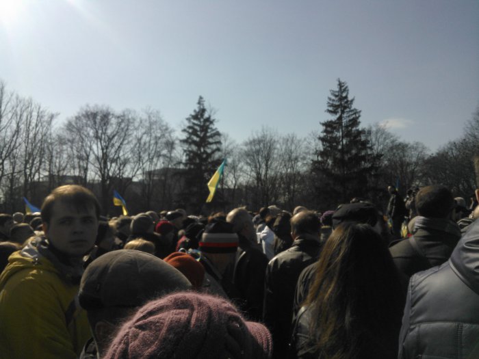 Митинг в поддержку целостности и независимости Украины в Харькове (ФОТО)