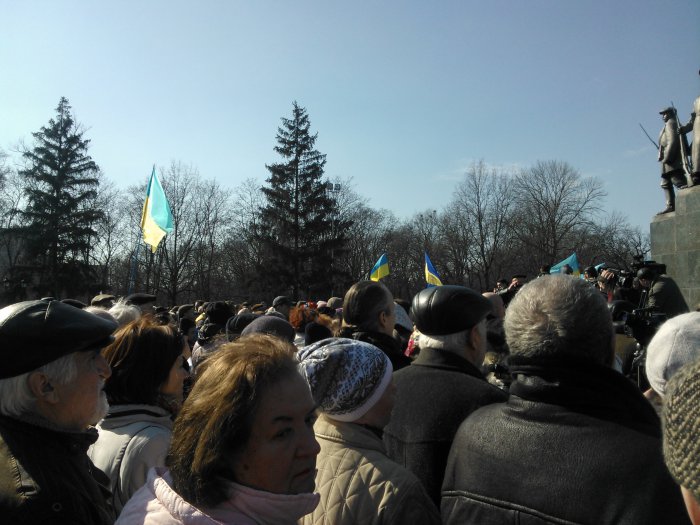 Митинг в поддержку целостности и независимости Украины в Харькове (ФОТО)