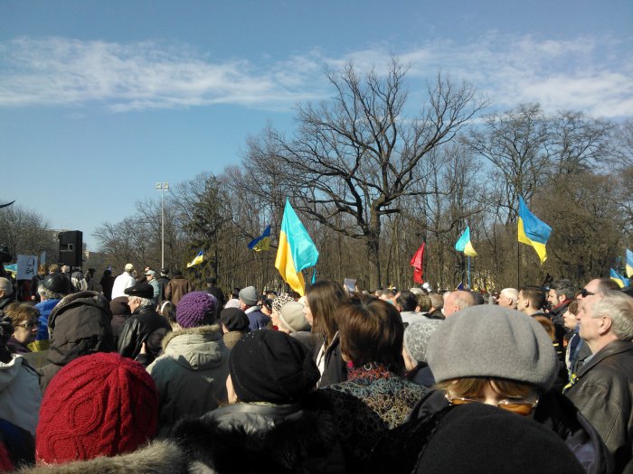 Митинг в поддержку целостности и независимости Украины в Харькове (ФОТО)