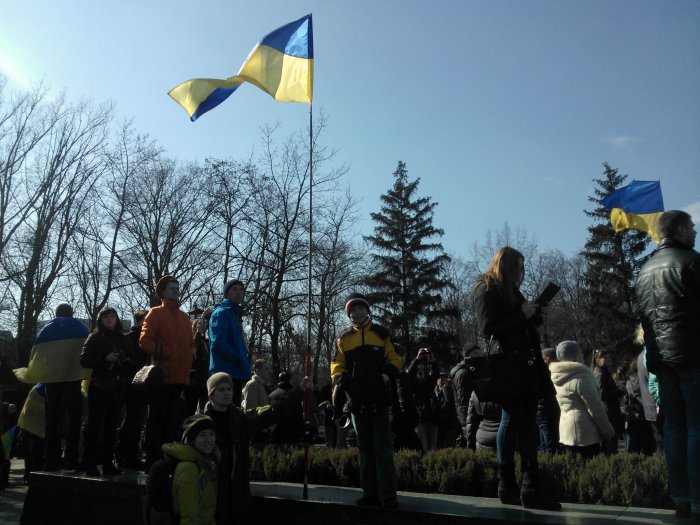 Митинг в поддержку целостности и независимости Украины в Харькове (ФОТО)