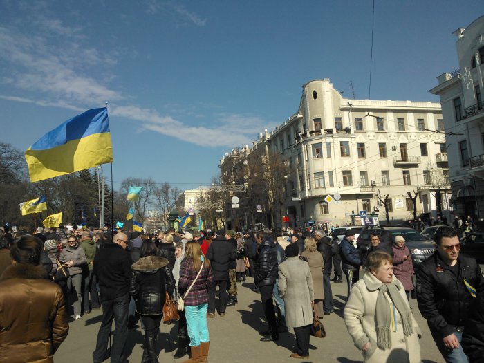 Митинг в поддержку целостности и независимости Украины в Харькове (ФОТО)