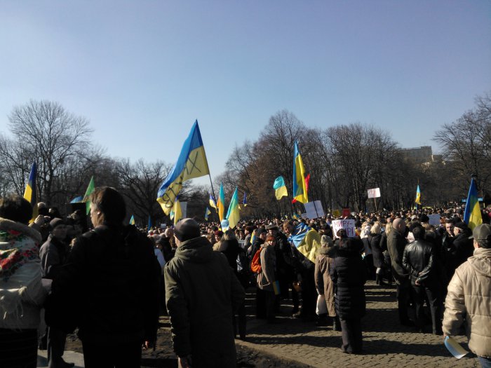 Митинг в поддержку целостности и независимости Украины в Харькове (ФОТО)