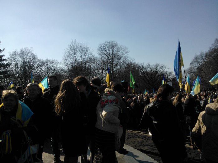Митинг в поддержку целостности и независимости Украины в Харькове (ФОТО)