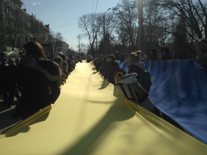 Митинг в поддержку целостности и независимости Украины в Харькове (ФОТО)