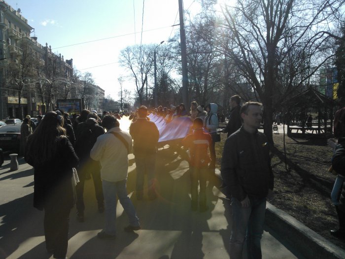 Митинг в поддержку целостности и независимости Украины в Харькове (ФОТО)
