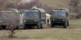 В Крыму продолжается перемещение российской военной техники