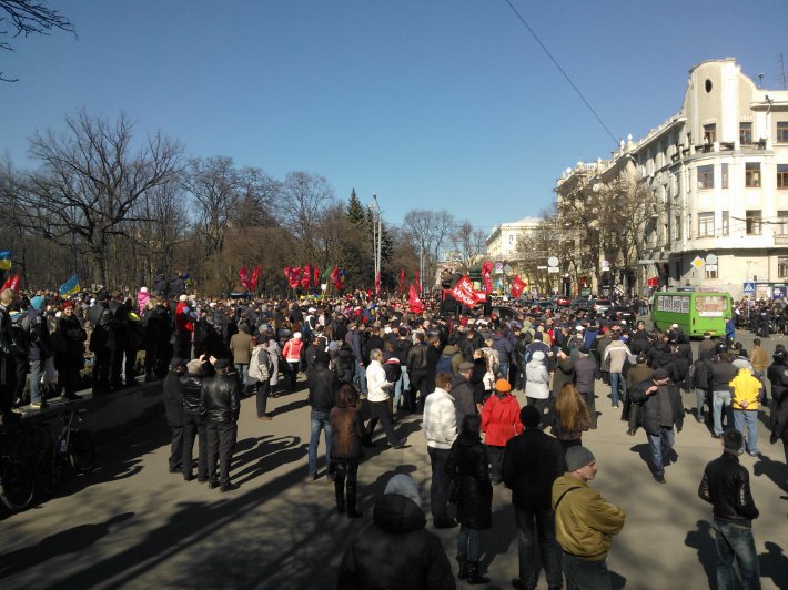 Как Виталий Кличко выступал в Харькове на митинге за единство Украины (ФОТО)