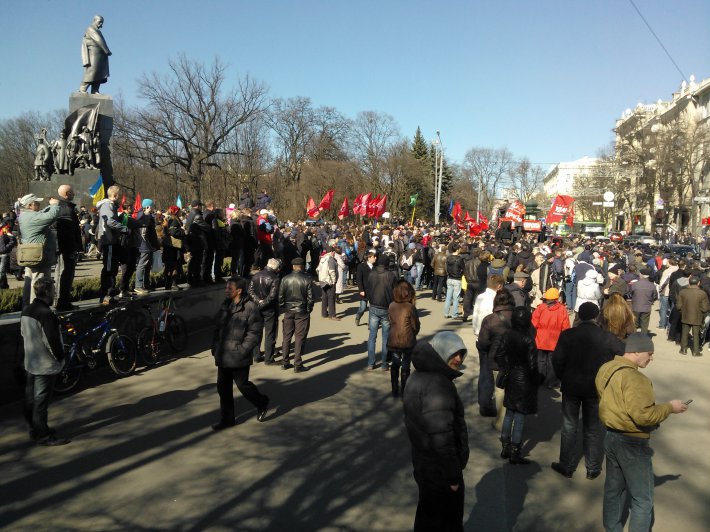 Как Виталий Кличко выступал в Харькове на митинге за единство Украины (ФОТО)