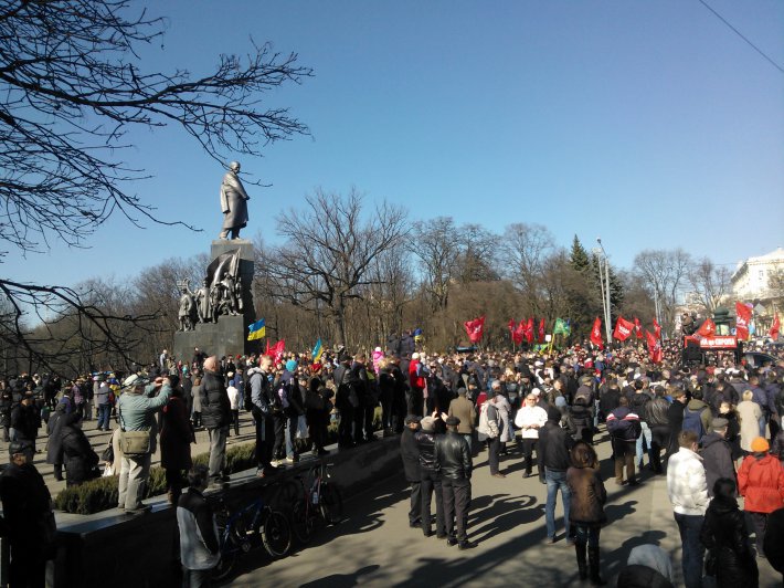 Как Виталий Кличко выступал в Харькове на митинге за единство Украины (ФОТО)