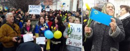 Антироссийский митинг в Крыму (ВИДЕО)